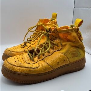 Nike Air Force‎ 1 Laser Orange Sneakers Sz 6.5Y EUR 39